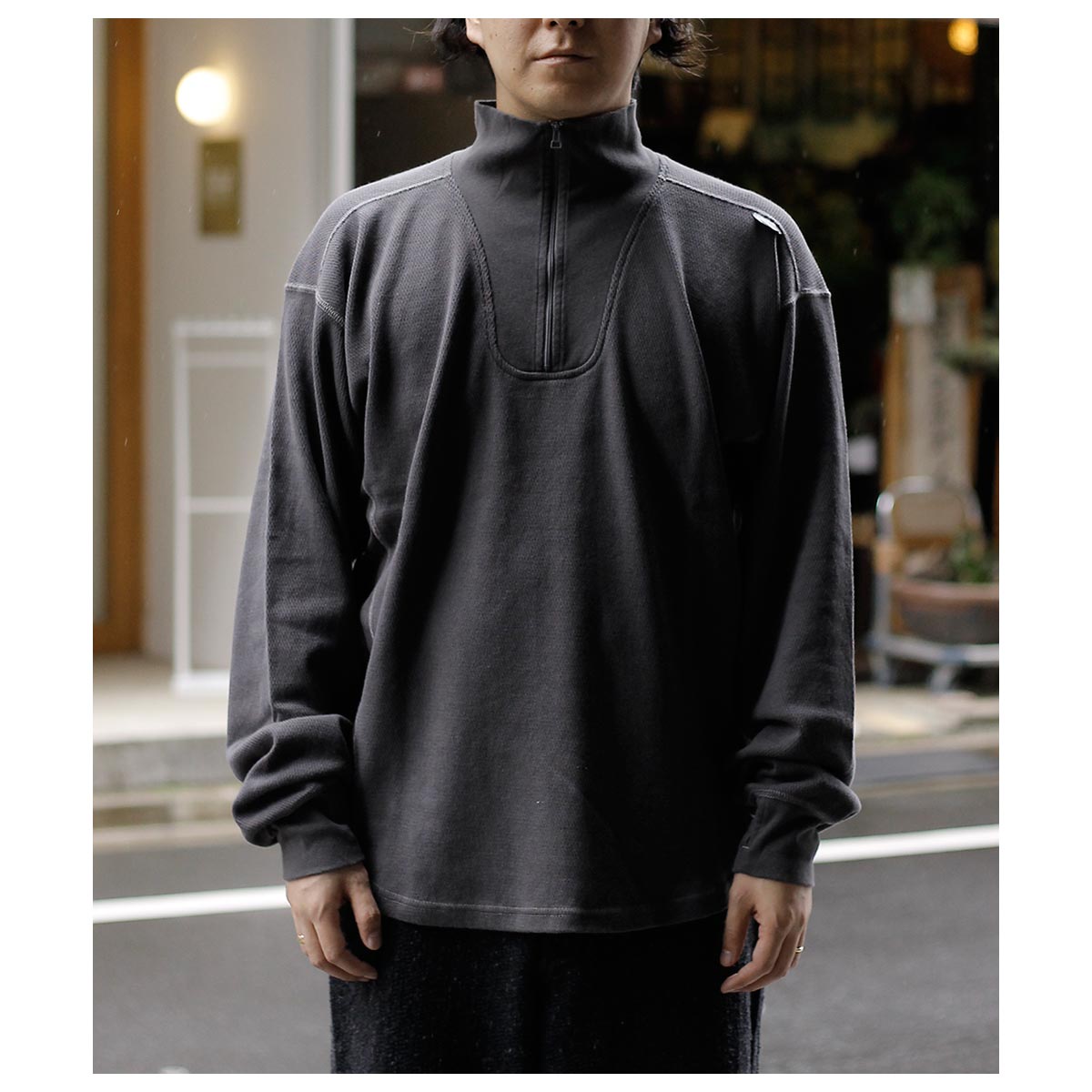 whimsysocks26ss サーマル サウザンズ 1000S アーバナイズド ハーフジップ サーマル シャツ