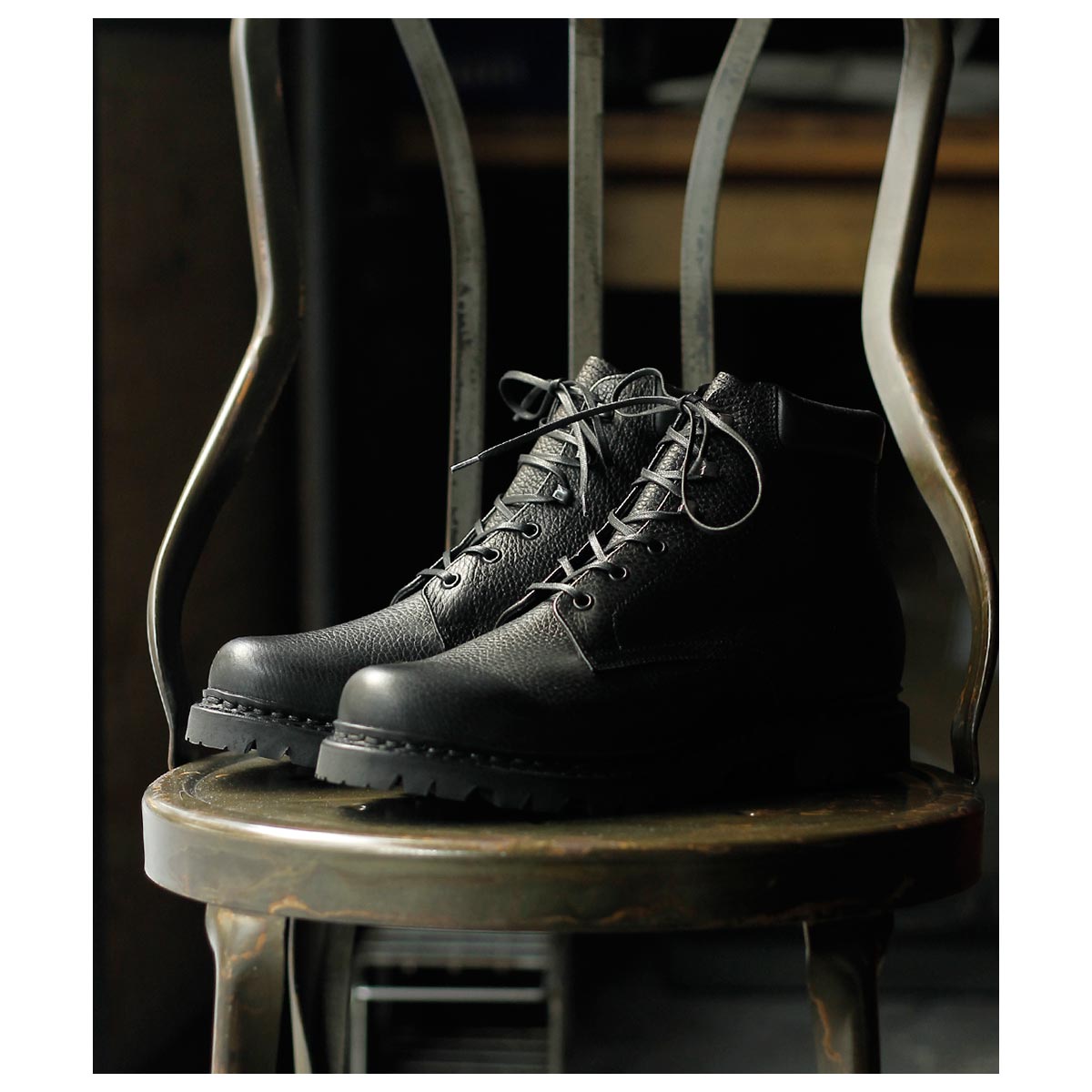 美品 別注 パラブーツ×アーペントル ×ナノユニバース ベルジュラック 25.5 アーペントル ARPENTEUR ベルギー パラブーツ別注 レザーシューズ