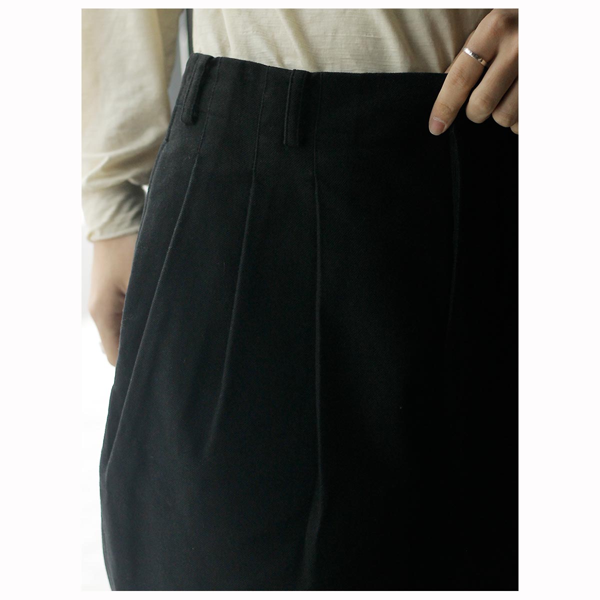 アクシス AXIS 甘撚ドビークロス プレミアムスエード 3タック