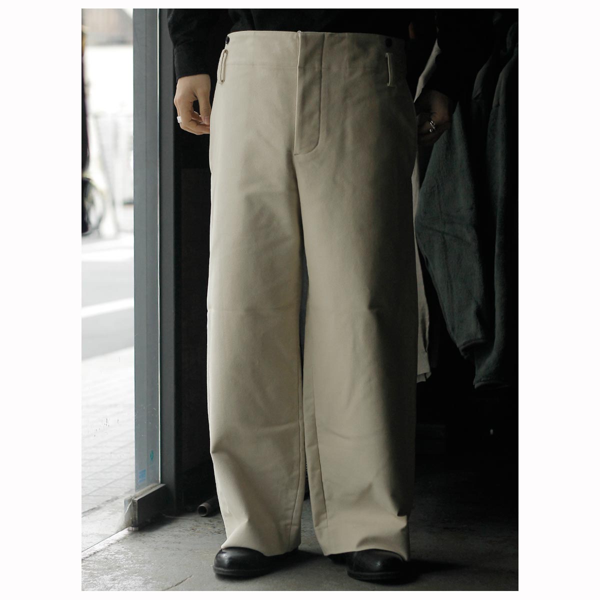 パンツ SOLID DOBBY 2PLEATED EASY PANTS-BOLD Steven Alan＞ SOLID DOBBY 2PLEATED EASY PANTS-BOLD/パンツ