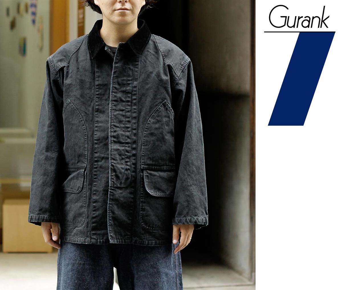 AUBETT 21SS ハイカウントヘビーギャバジンワンタックトラウザーズ AUBETT 21SS ハイカウントヘビーギャバジンワンタックトラウザー
