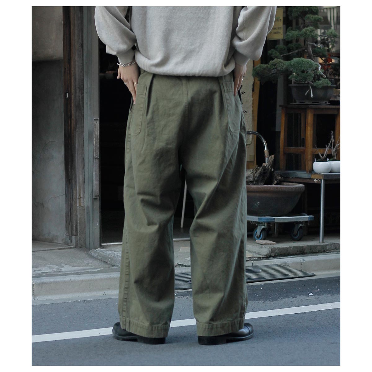 グランク GURANK コットン ヘンプ ワーク パンツ CH work pants (2607H