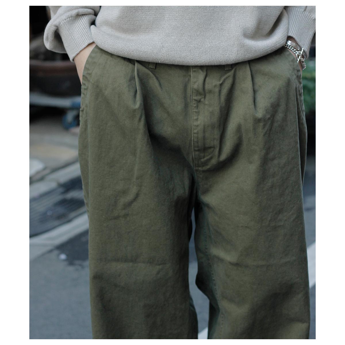 グランク GURANK コットン ヘンプ ワーク パンツ CH work pants (2607H