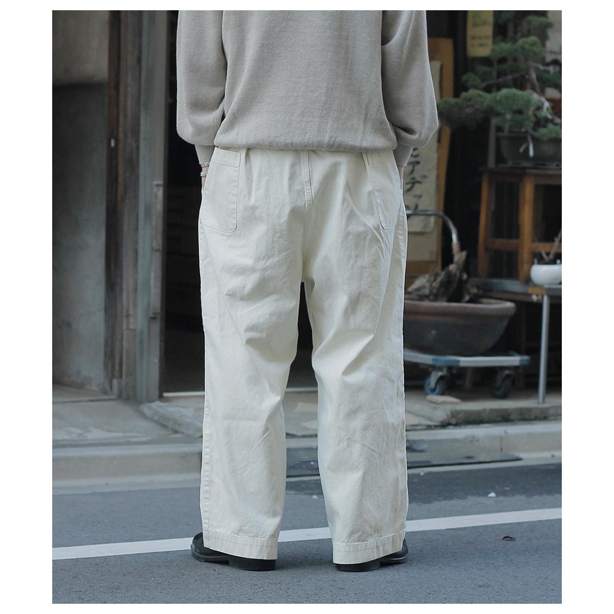 グランク GURANK コットン ヘンプ ワーク パンツ CH work pants (2607H