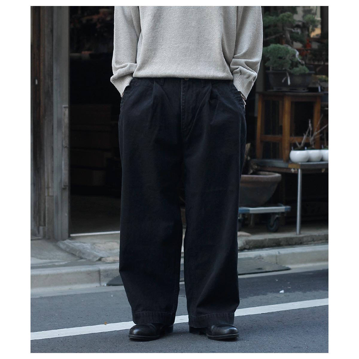 グランク GURANK コットン ヘンプ ワーク パンツ CH work pants (2607H