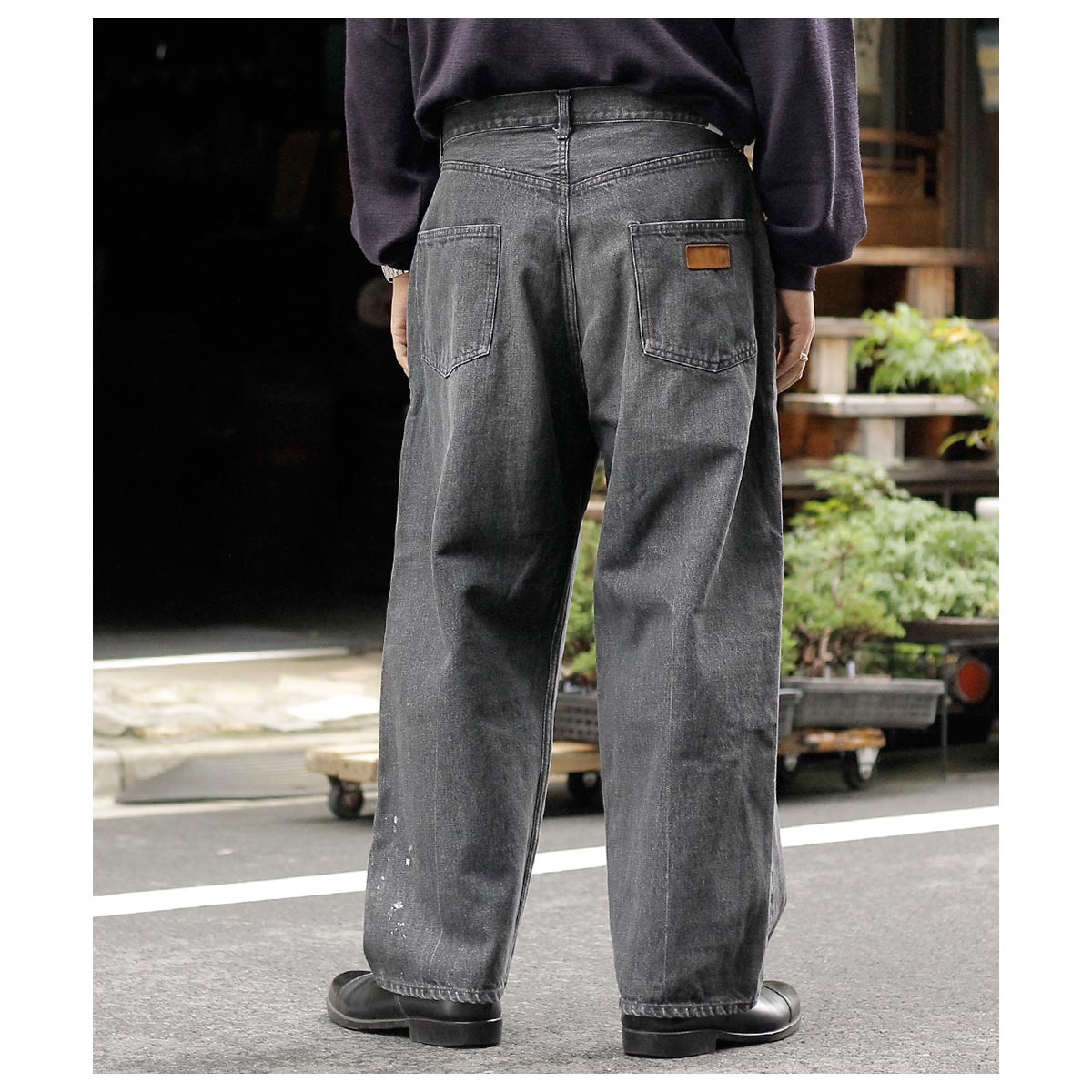 グランク GURANK ディストレスト セルヴィッチ ジーンズ Distressed