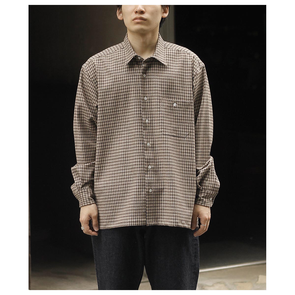 59.トリコロールチェック＊さやたぐ インテリム INTERIM トリコロール チェック ギンガム デッド