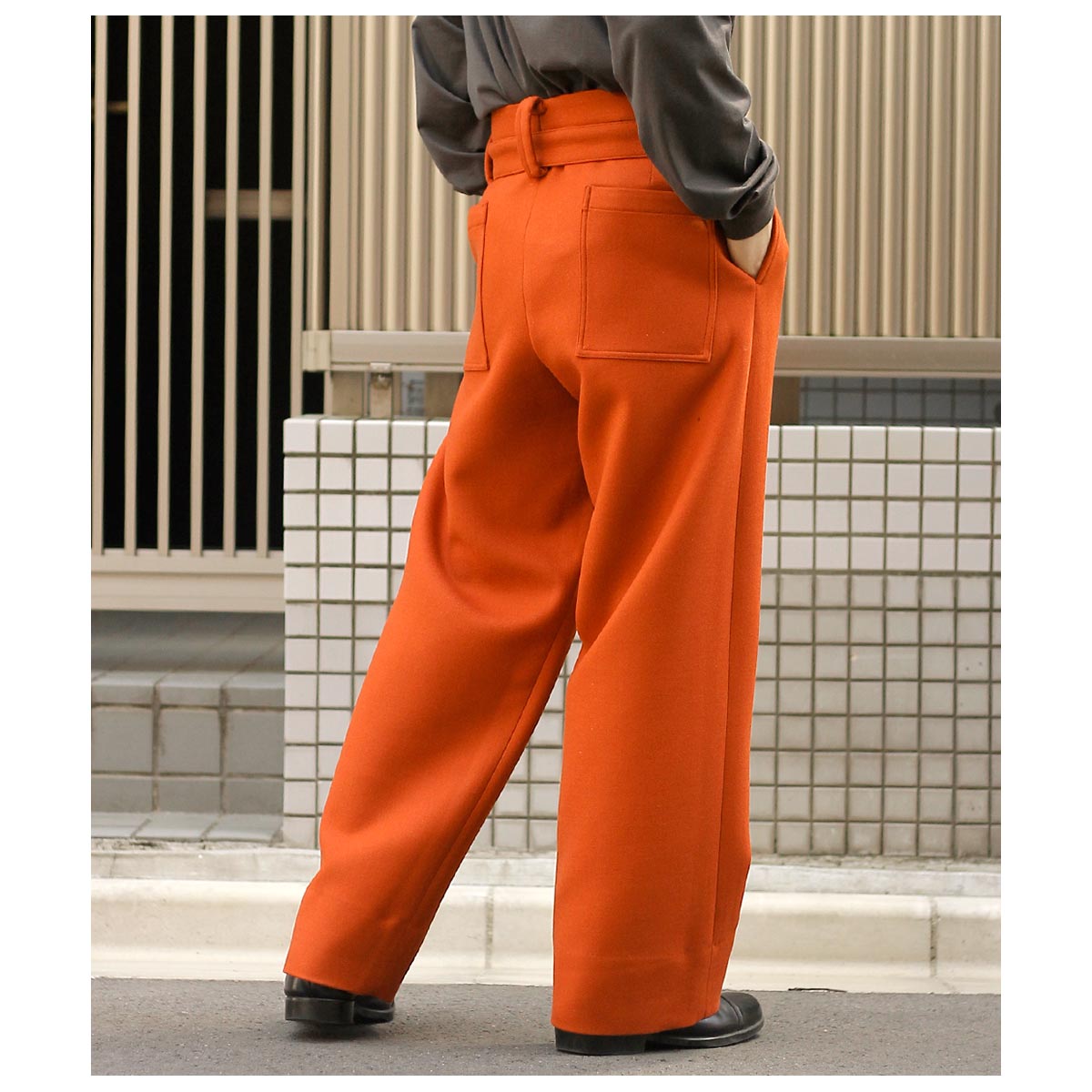 【ORANGE】アイビー ワイド ウール トラウザーズ ORANGE】アイビー ワイド ウール トラウザーズ 【公式通販】