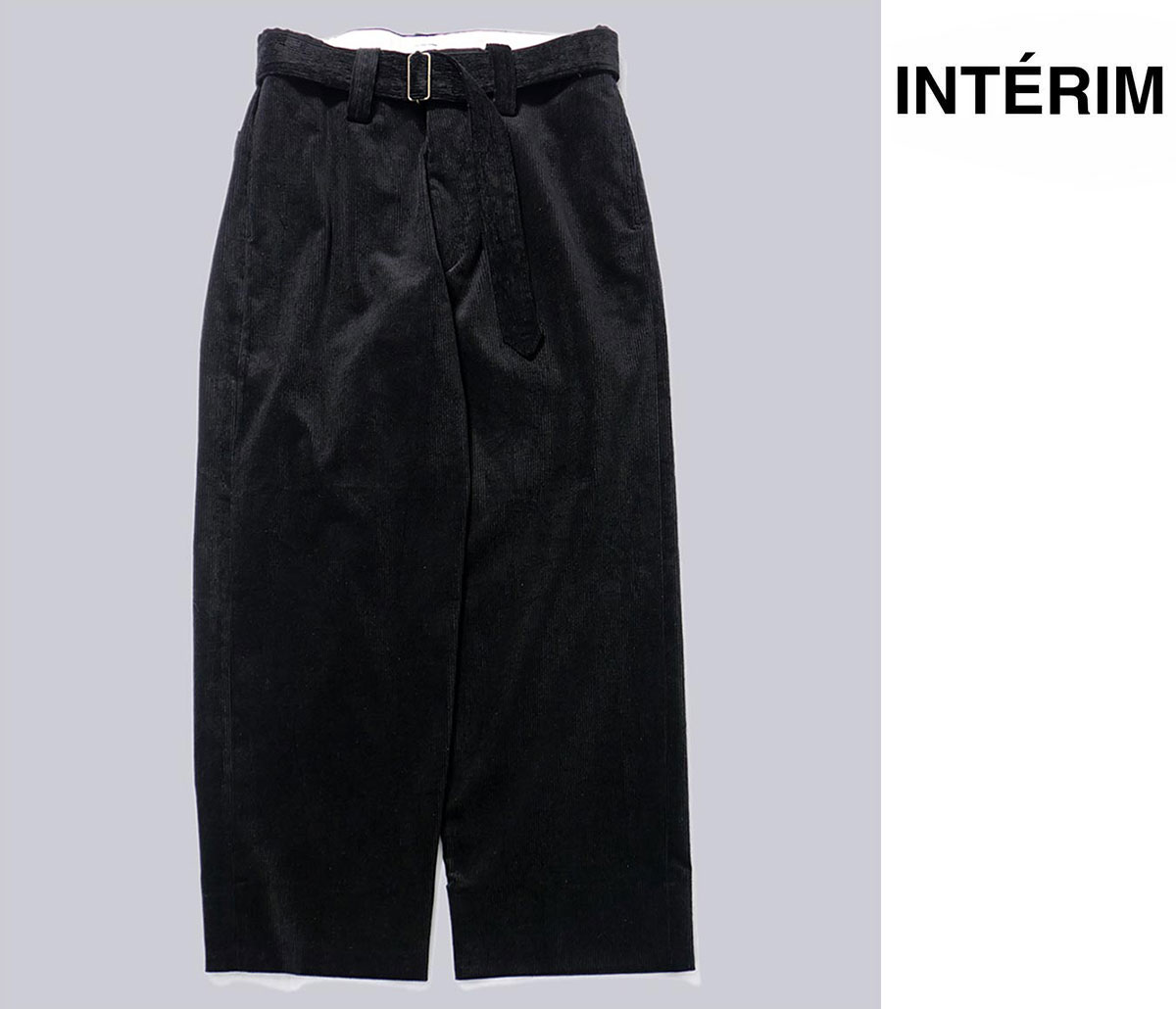 インテリム INTERIM 9ウェール リネン コットン ベルテッド