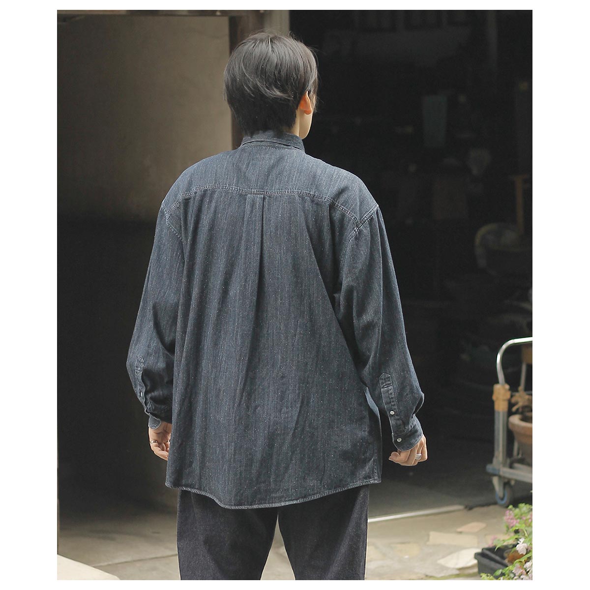 インテリム INTERIM 7オンス シルク デニム ユーズドウォッシュ 90'S