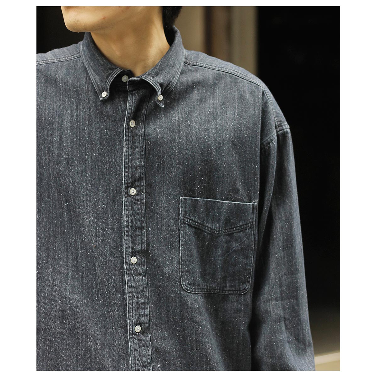 インテリム INTERIM 7オンス シルク デニム ユーズドウォッシュ 90'S