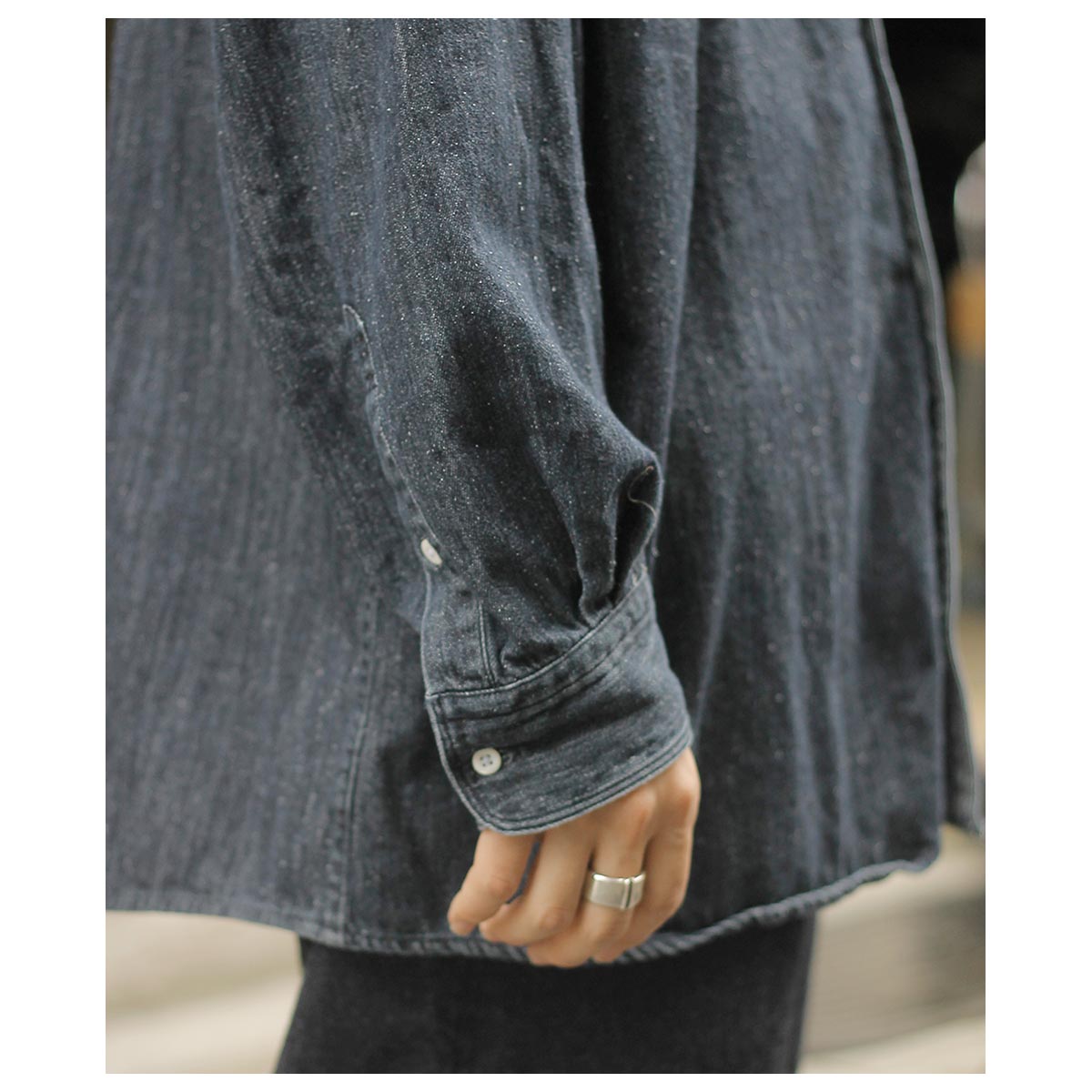 インテリム INTERIM 7オンス シルク デニム ユーズドウォッシュ 90'S