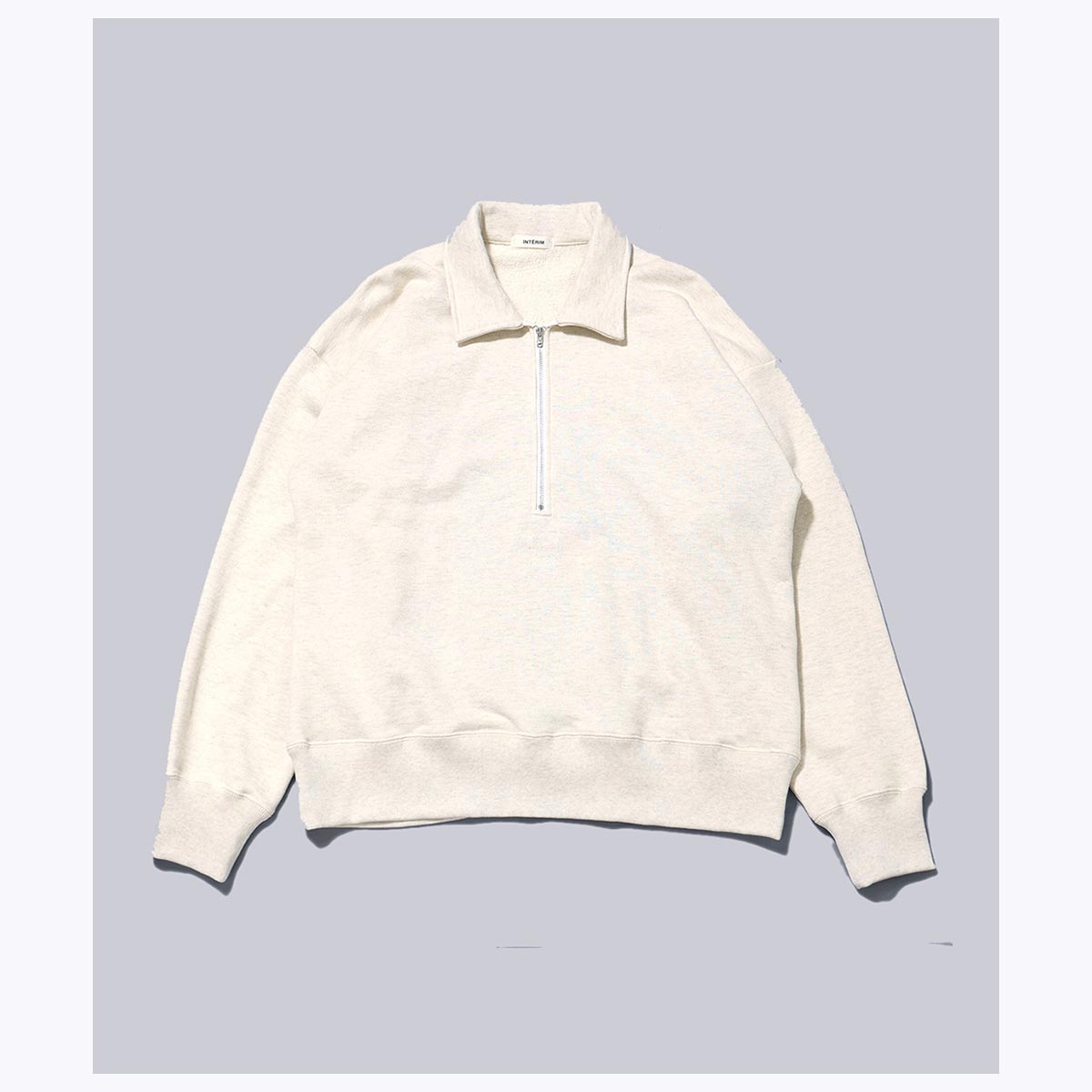 インテリム INTERIM ハイパービッグ ハーフジップ カラー ループ