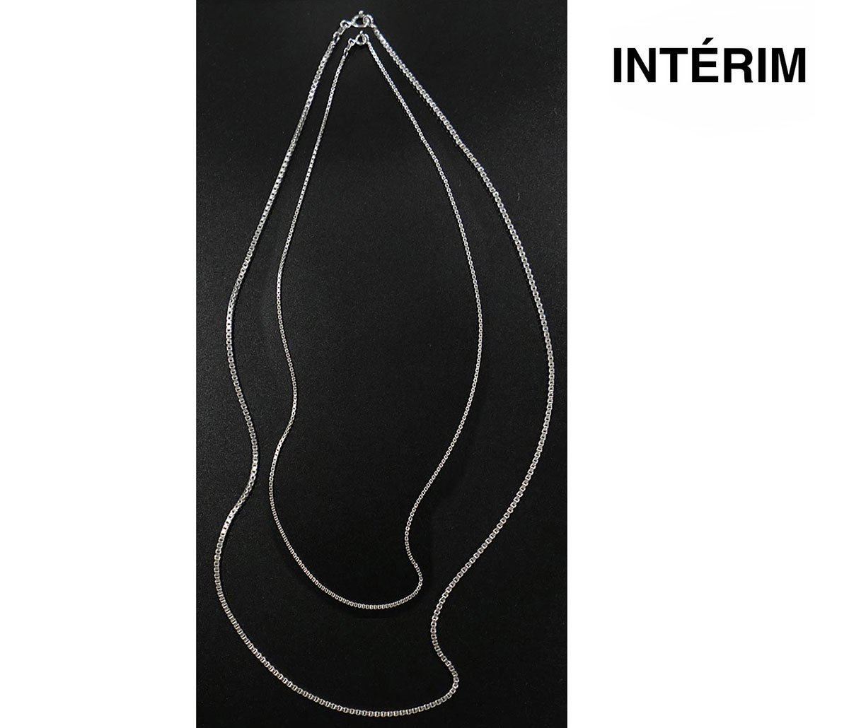 インテリム INTERIM タスコシルバー ベネチアン ペア ネックレス