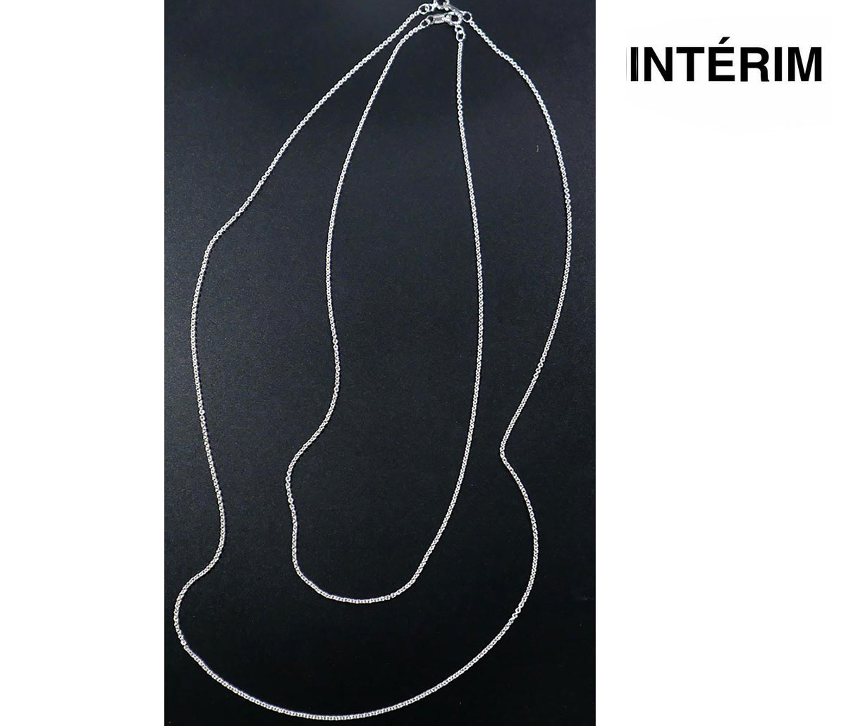 インテリム INTERIM タスコシルバー サークル チェーン ペア