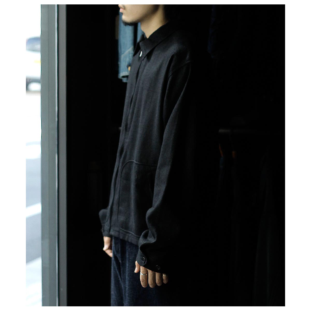 インテリム INTERIM シルク リネン ハイパービッグ ドリズラー