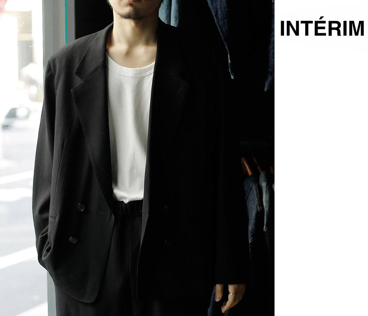 インテリム INTERIM ウール クレープ サブレ ベール デッドストック