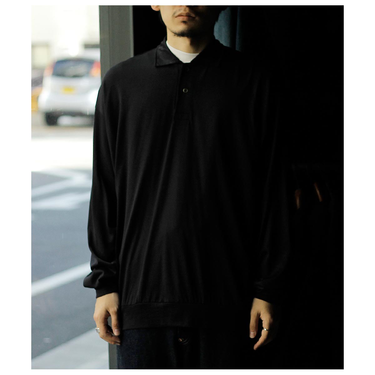 インテリム INTERIM シルク コットン ジャージー デッドストック