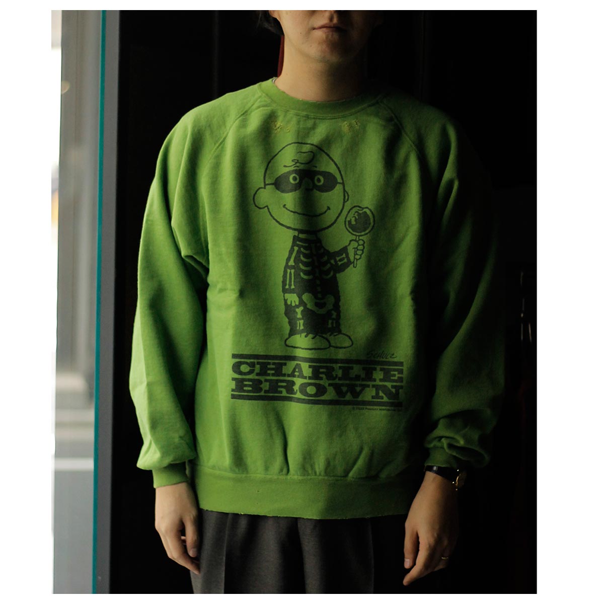 ネクサスセブン NEXUSVII. CHARLIE BROWN クルーネックスウェット