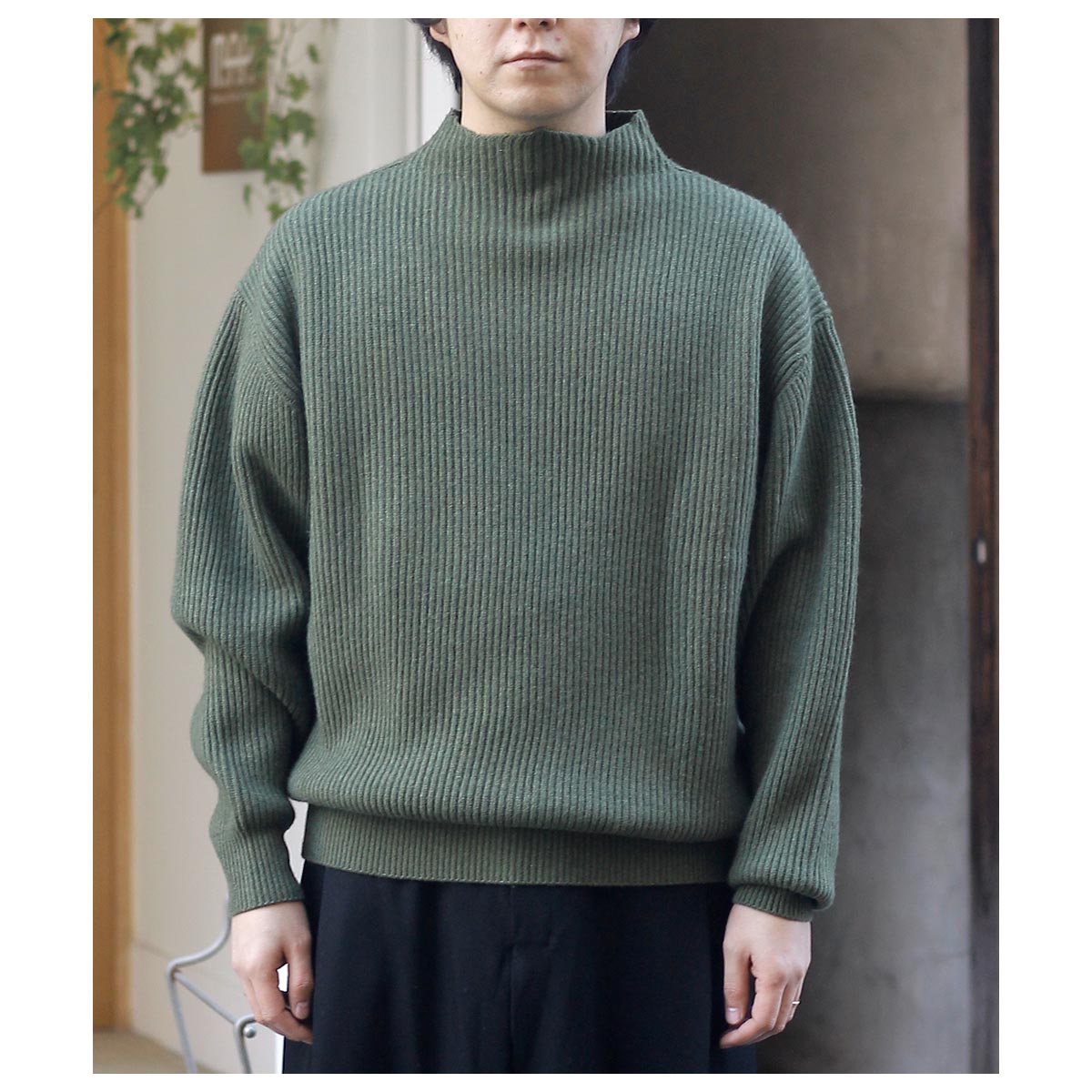 ノノット NONNOTTE ウール ヤク ニット トライアングル タートル