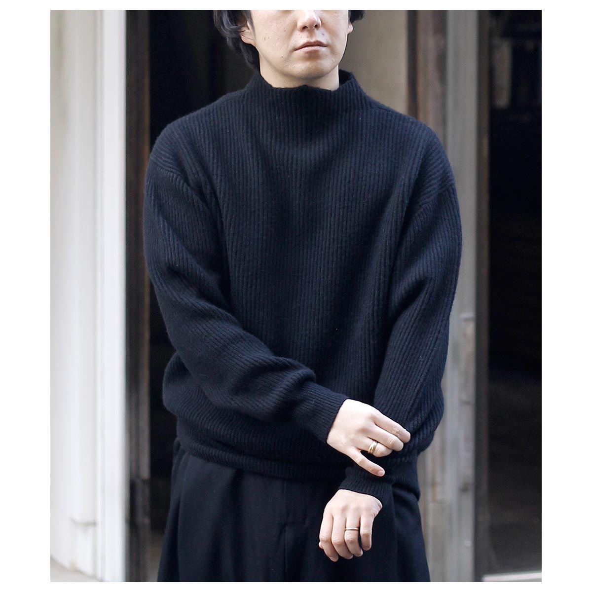 ノノット NONNOTTE ウール ヤク ニット トライアングル タートル