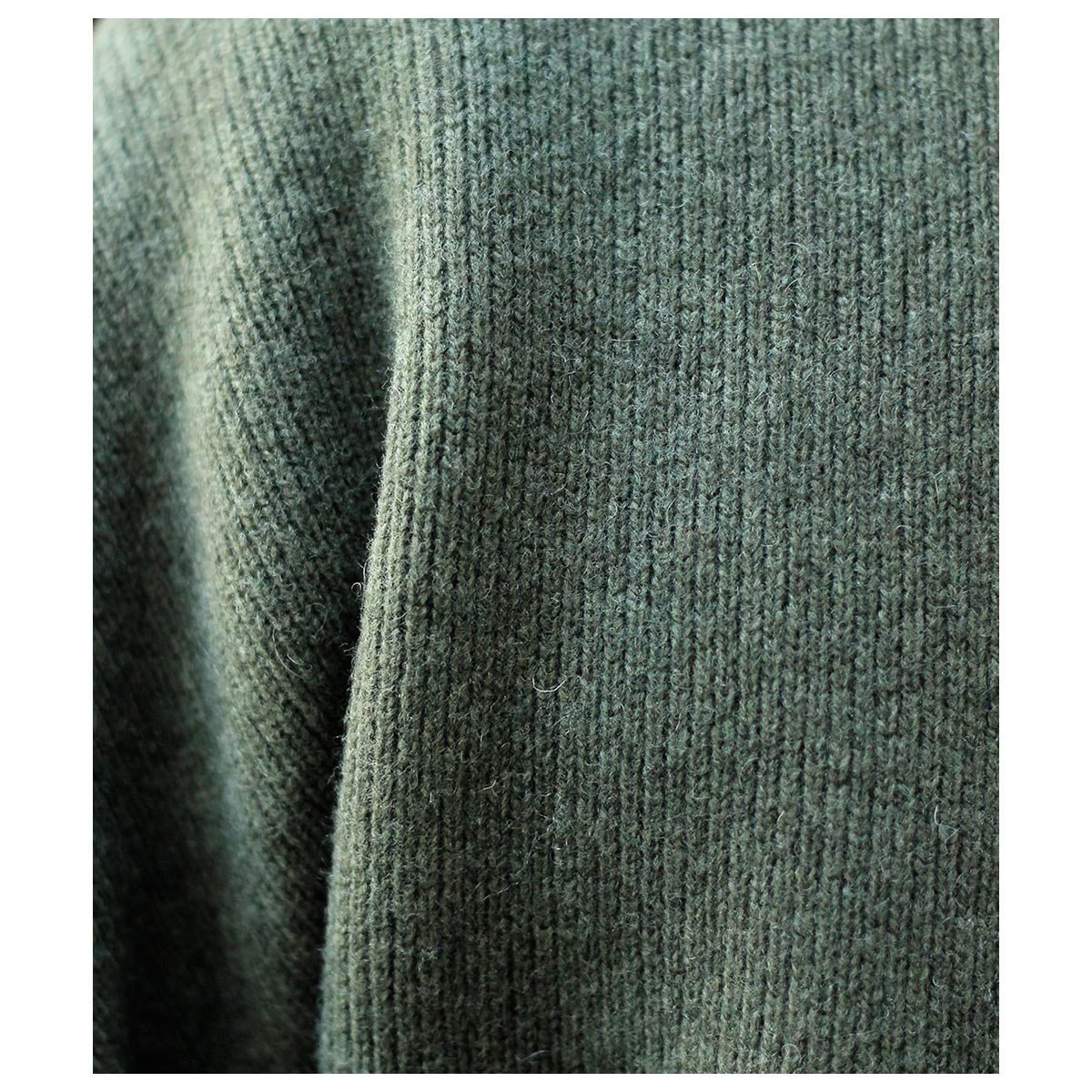 ノノット NONNOTTE ウール ヤク スムースニット ドレーピング