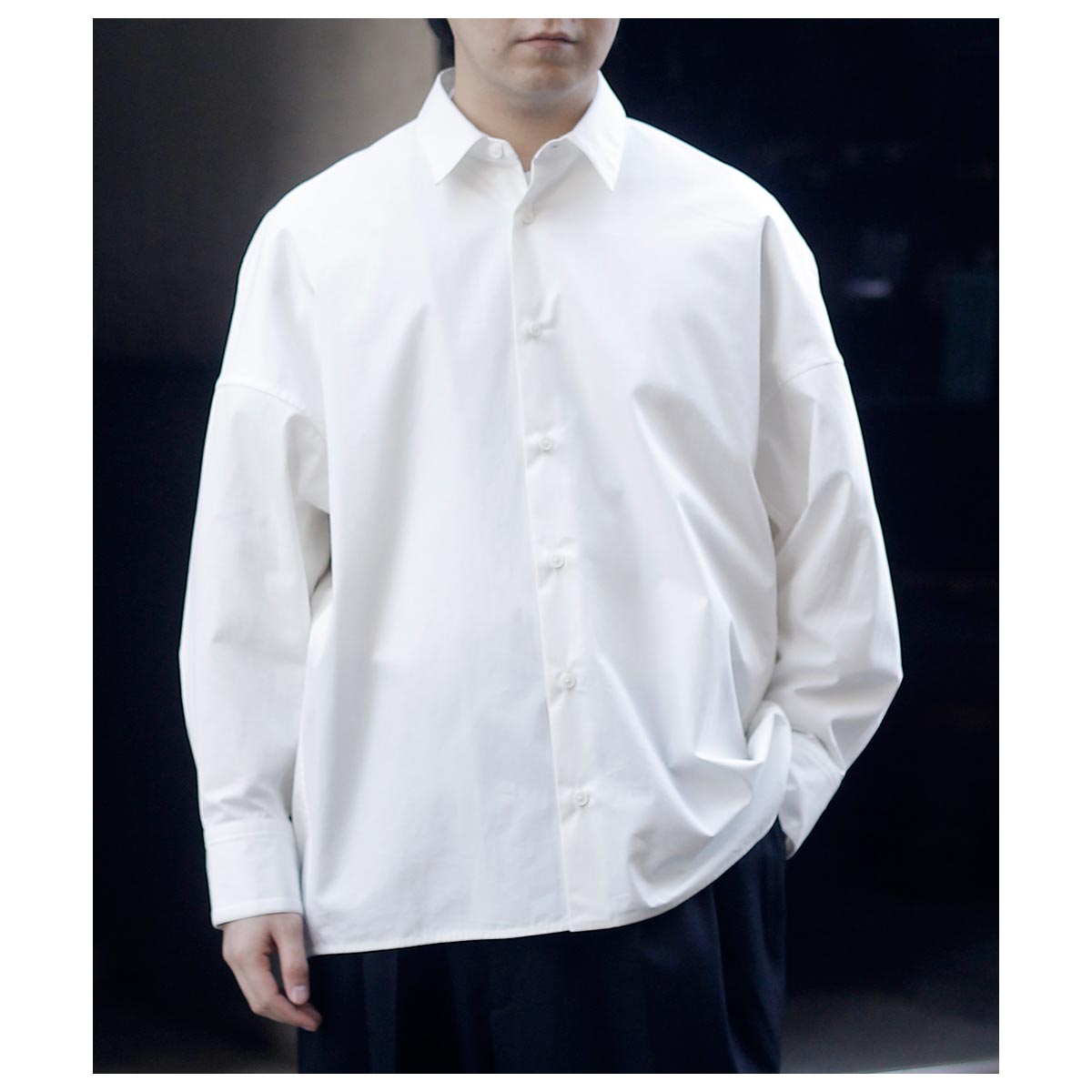 nonnotte DrapingノノットドレーピングTシャツ4 ノノット nonnotte 24AW ドレーピングノーカラーエヌジャケット