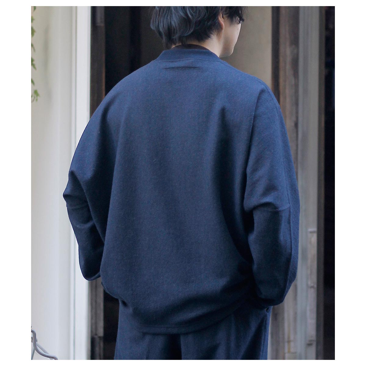 ノノット NONNOTTE ライトメルトン ドレーピング クルーネック 楽天市場】ノノット NONNOTTE スーパー120's ライトメルトン インレイ