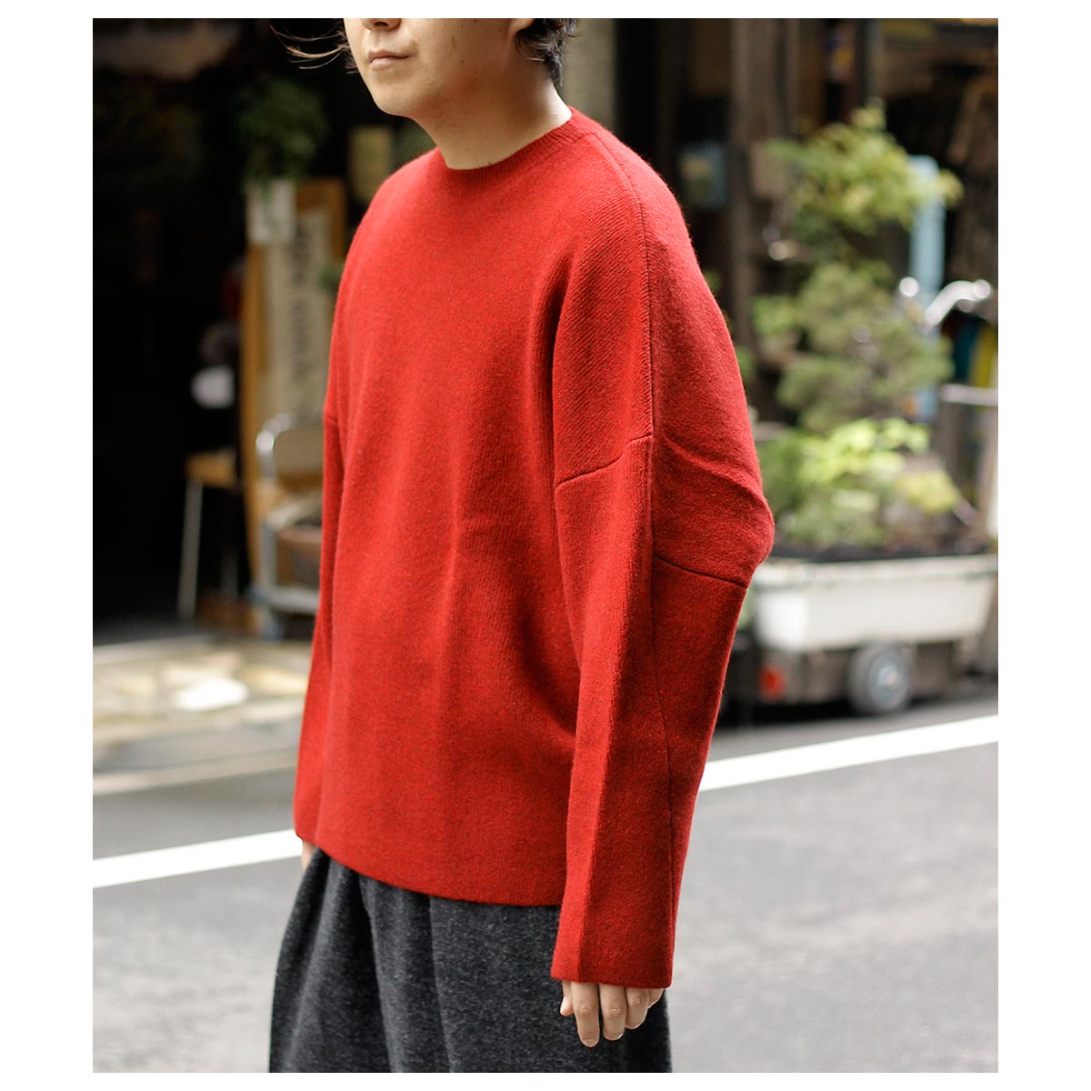 ノノット NONNOTTE ハイ カウント ウール ヤク スムース ニット