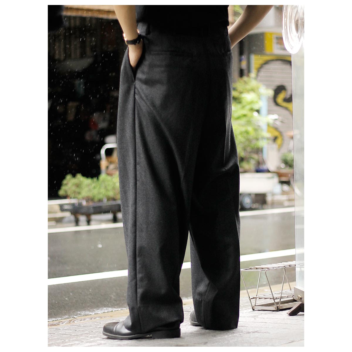 ノノット NONNOTTE スーパー 120's シャドー ヘリンボーン