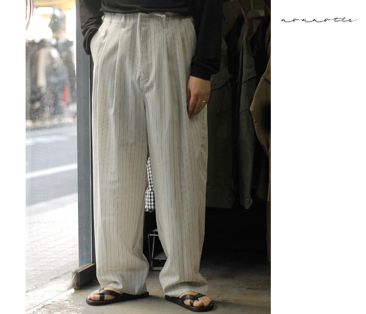 ノノット NONNOTTE オー・ド・シュミーズ ウール/ナイロン 2タック