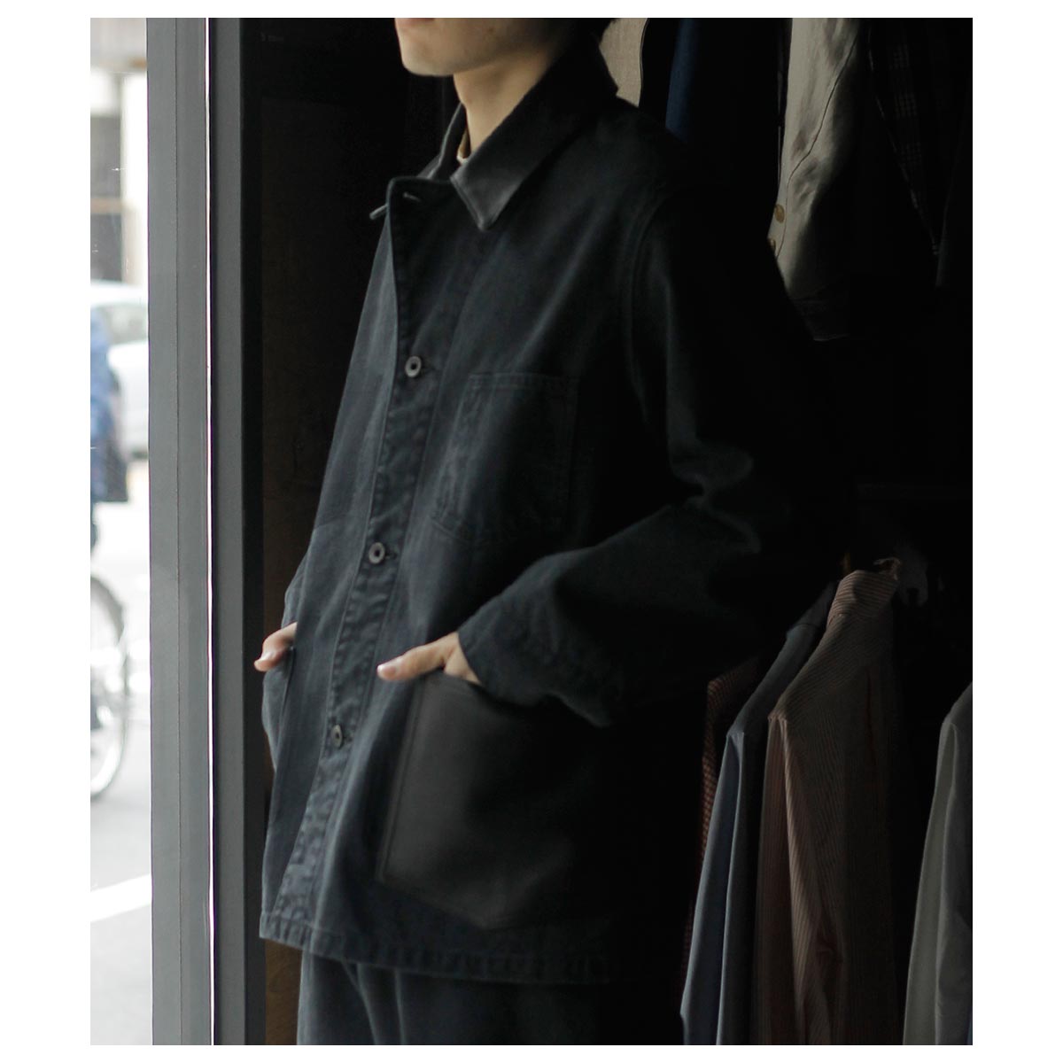 SARTO サルト　コーディロイ　カバーオール　ブラック　M SARTO サルト コーディロイ カバーオール ブラック M