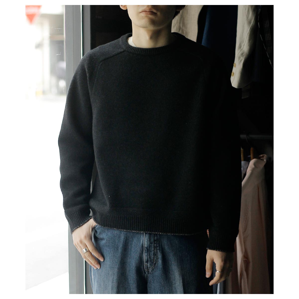 サルト SARTO ヘビー ウール クルーネック セーター HEAVY WOOL CREW