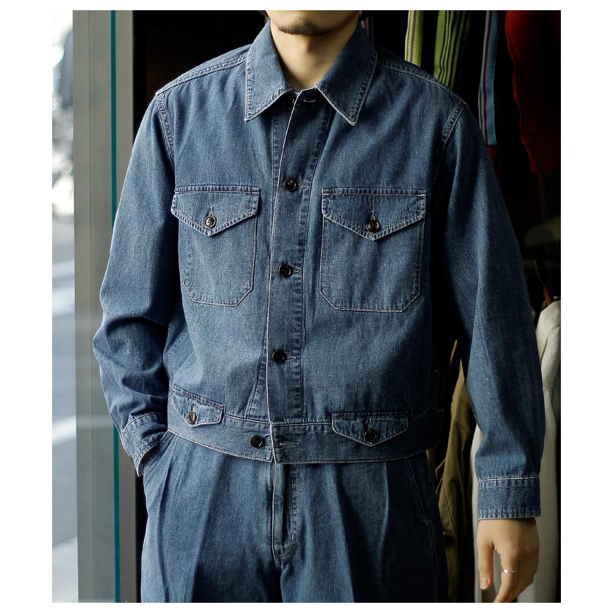 サルト SARTO ライトオンス デニム トラッカー ジャケット LIGHT DENIM