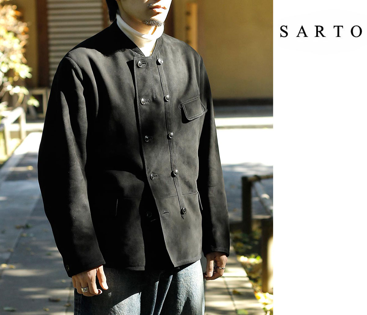 アルテリア ULTERIOR ツイステッドソフト 天竺 ヘンリーネック プル