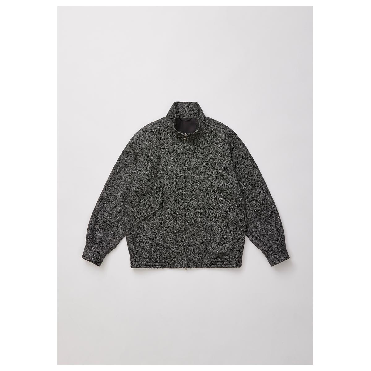 アルテリア ULTERIOR ウールシルク カージー ジップアップ ジャケット