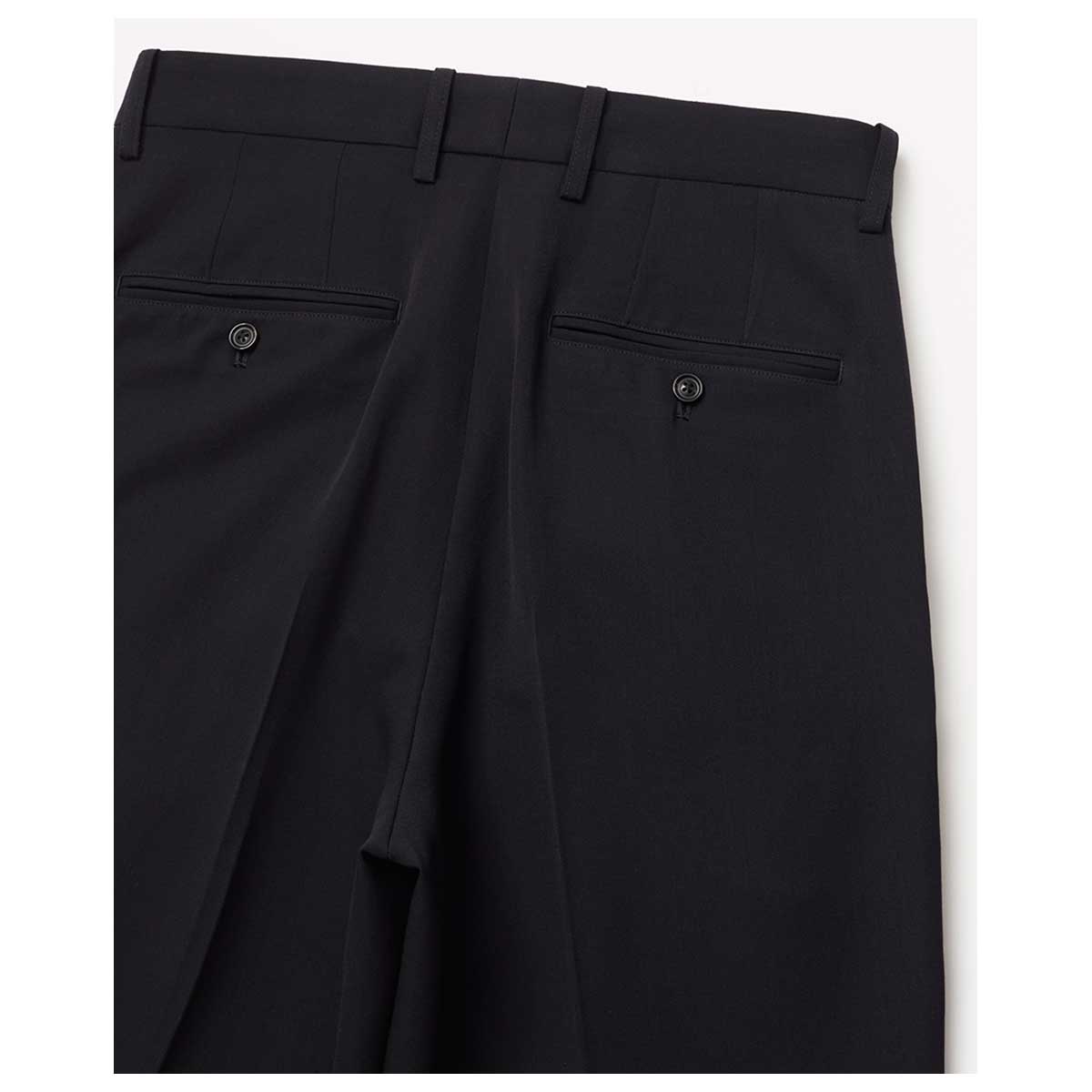 アルテリア ULTERIOR ヴィンテージ ソフトギャバジン タックド パンツ