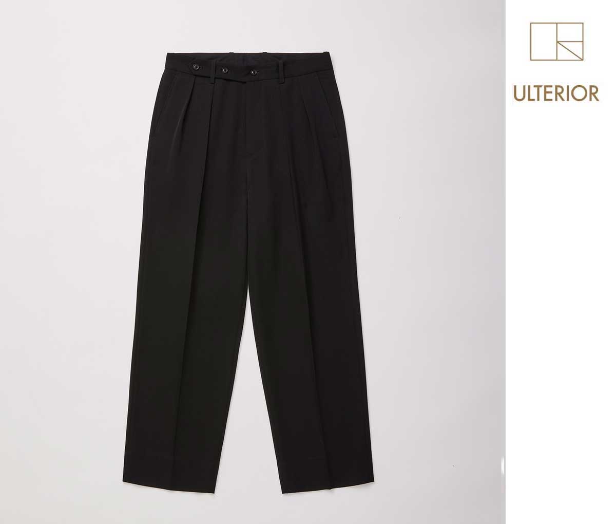 アルテリア ULTERIOR ヴィンテージ ソフトギャバジン タックド